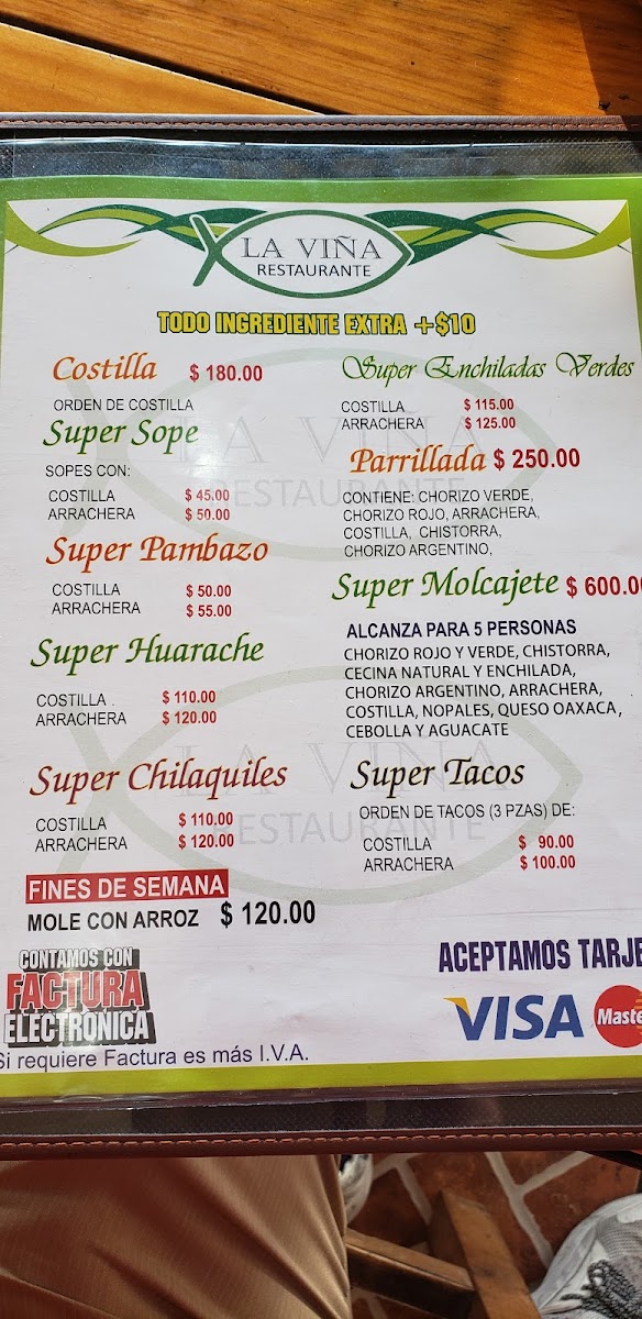 El Valle antojitos Menu - Image 3